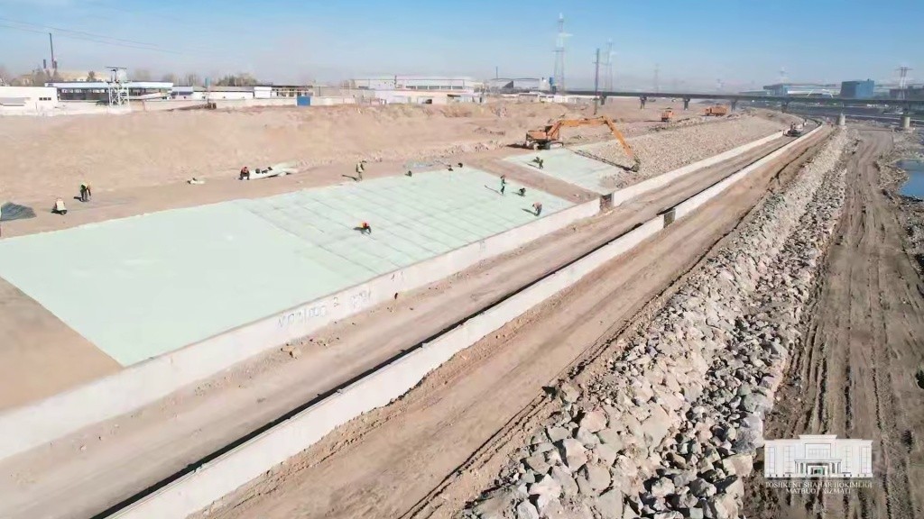 Residential and business districts will appear along the Chirchik River in Tashkent. Video
