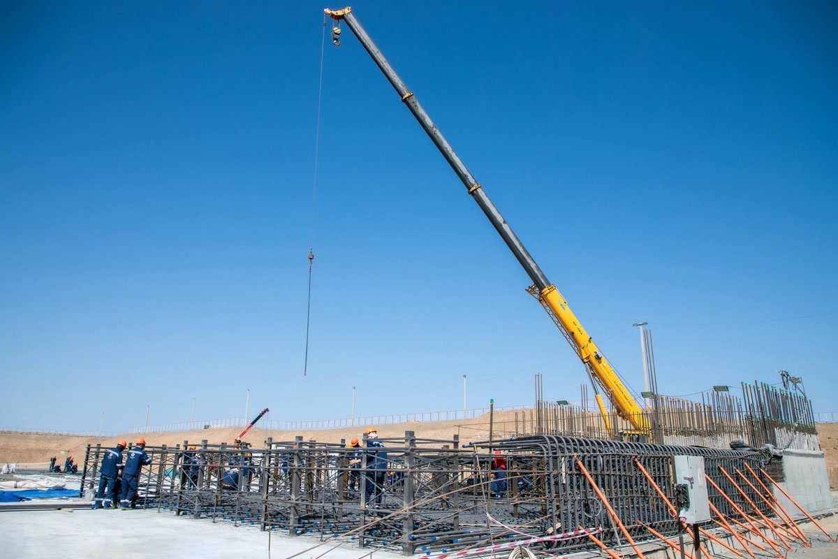 An industrial zone for the production of construction materials for a nuclear power plant will be created in the Farish district on 200 hectares